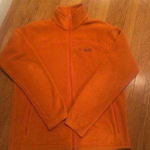 Men’s Columbia Full Zip Up Fleece Pullover Large